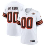 Men's Cleveland Browns Nike White 1946 Collection Alternate Custom