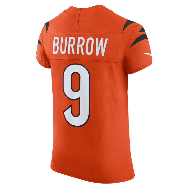 Men's Cincinnati Bengals Joe Burrow Nike Orange Vapor F.U.S.E. Elite Jersey