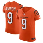 Men's Cincinnati Bengals Joe Burrow Nike Orange Vapor F.U.S.E. Elite Jersey