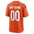 Men's Cincinnati Bengals Nike Alternate Game Custom Jersey - Orange