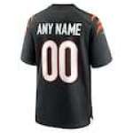 Men's Cincinnati Bengals Nike Game Custom Jersey - Black