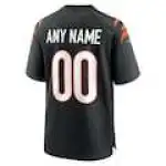 Men's Cincinnati Bengals Nike Game Custom Jersey - Black