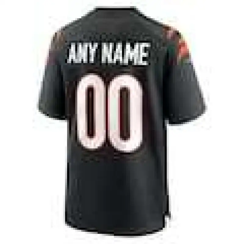 Men's Cincinnati Bengals Nike Game Custom Jersey - Black