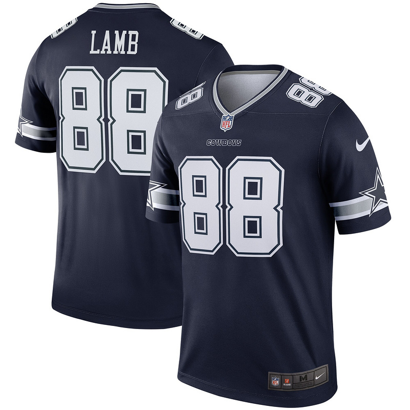Men's Dallas Cowboys CeeDee Lamb Nike Navy Legend Jersey