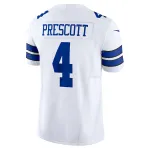 Men's Dallas Cowboys Dak Prescott Nike White Vapor F.U.S.E. Limited Jersey