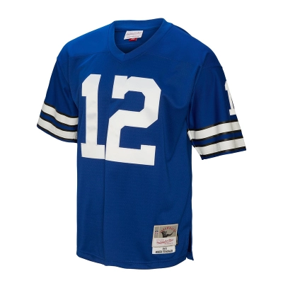 Men's Dallas Cowboys Roger Staubach Mitchell & Ness Royal Legacy Replica Jersey 01