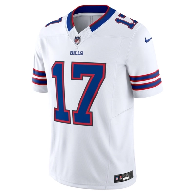 Men's Buffalo Bills Josh Allen Nike White Vapor F.U.S.E. Limited Jersey 01