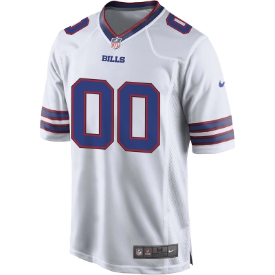 Men's Buffalo Bills Nike White Custom Game Jersey 01