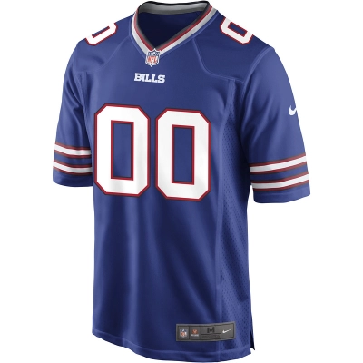 Men's Buffalo Bills Nike Royal Custom Game Jersey 01