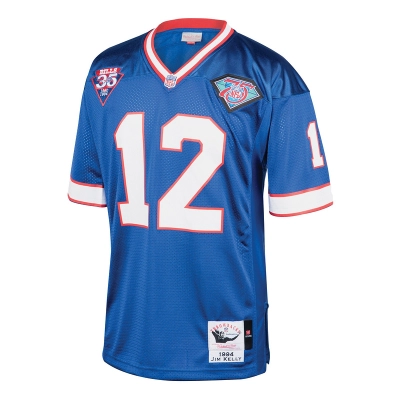 Buffalo Bills 1994 Jim Kelly Mitchell & Ness Royal Authentic Throwback Retired Player Jersey 01