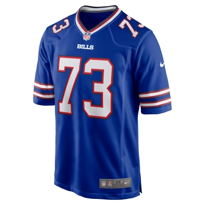 Men's Buffalo Bills Dion Dawkins Nike Royal Game Player Jersey 01