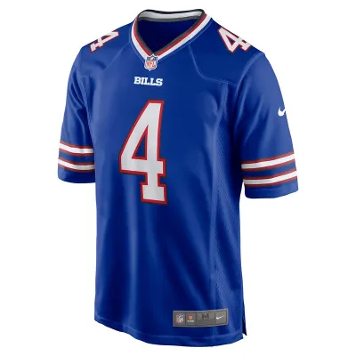 Men's Buffalo Bills James Cook Nike Royal Game Player Jersey 01