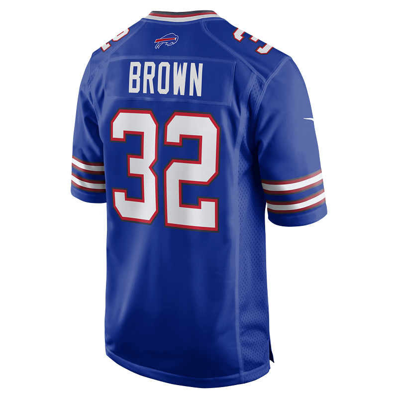 Men's Buffalo Bills Kyron Brown Nike Royal Game Jersey