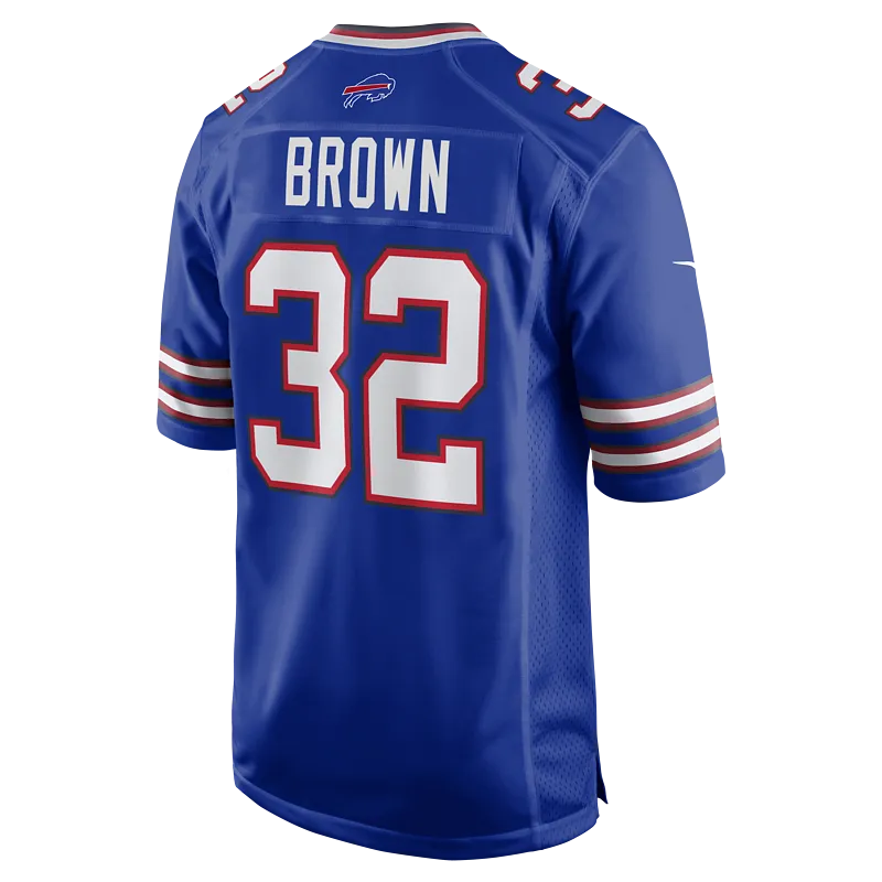 Men's Buffalo Bills Kyron Brown Nike Royal Game Jersey