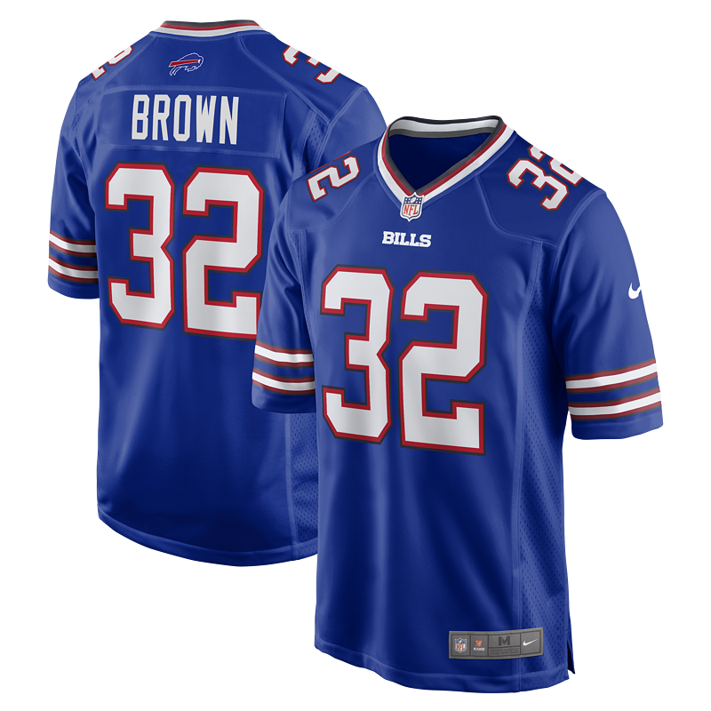 Men's Buffalo Bills Kyron Brown Nike Royal Game Jersey