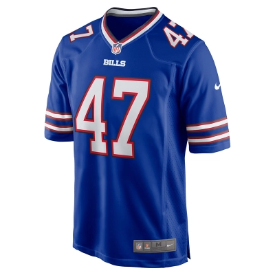 Men's Buffalo Bills Christian Benford Nike Royal Game Jersey 01