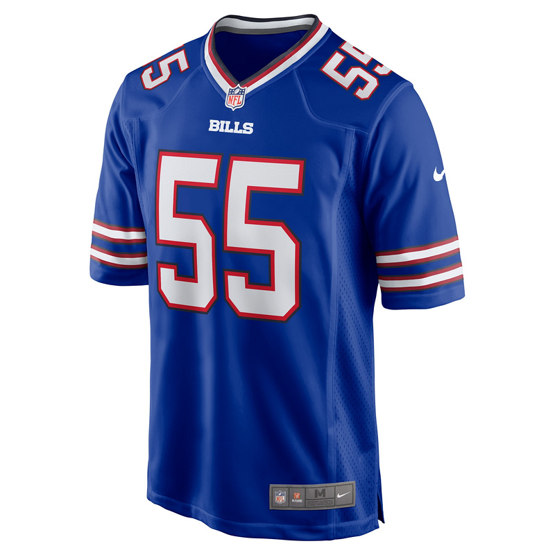 Men's Buffalo Bills Christian Kirksey Nike Royal Team Game Jersey