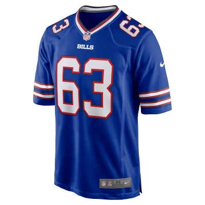 Men's Buffalo Bills Kevin Jarvis Nike Royal Team Game Jersey 01