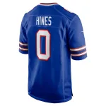 Men's Buffalo Bills Nyheim Hines Nike Royal Game Player Jersey