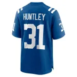 Men's Indianapolis Colts Jason Huntley Nike Royal Team Game Jersey