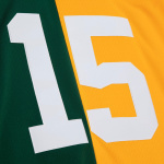 Men's Green Bay Packers Bart Starr Mitchell & Ness GreenGold 1969 Split Legacy Replica Jersey