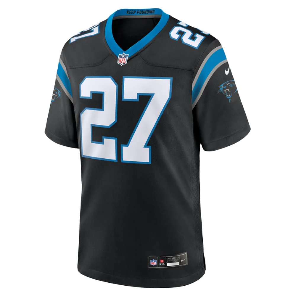 Men's Carolina Panthers Sam Webb Nike Black Team Game Jersey