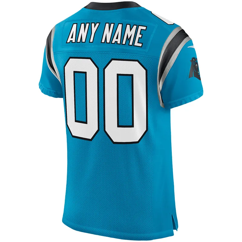 Men's Carolina Panthers Nike Blue Classic Elite Custom Jersey