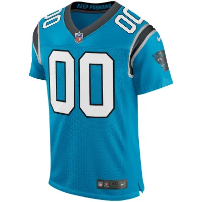 Men's Carolina Panthers Nike Blue Classic Elite Custom Jersey 01