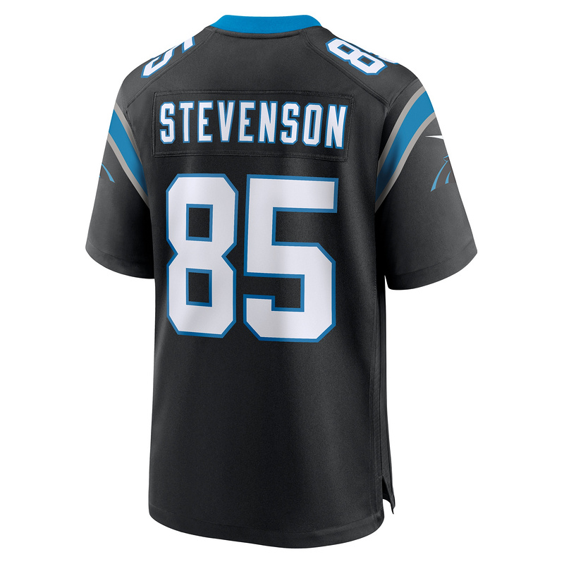 Men's Carolina Panthers Marquez Stevenson Nike Black Team Game Jersey