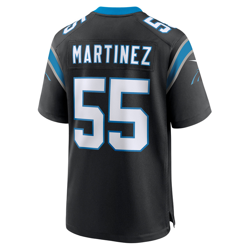 Men's Carolina Panthers Blake Martinez Nike Black Game Jersey