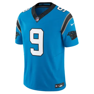Men's Carolina Panthers Bryce Young Nike Blue Vapor F.U.S.E. Limited Jersey 01