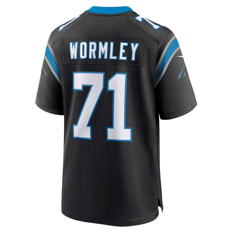 Men's Carolina Panthers Chris Wormley Nike Black Game Jersey