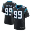 Men's Carolina Panthers Shy Tuttle Nike Black Game Player Jersey