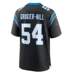 Men's Carolina Panthers Kamu Grugier-Hill Nike Black Game Jersey