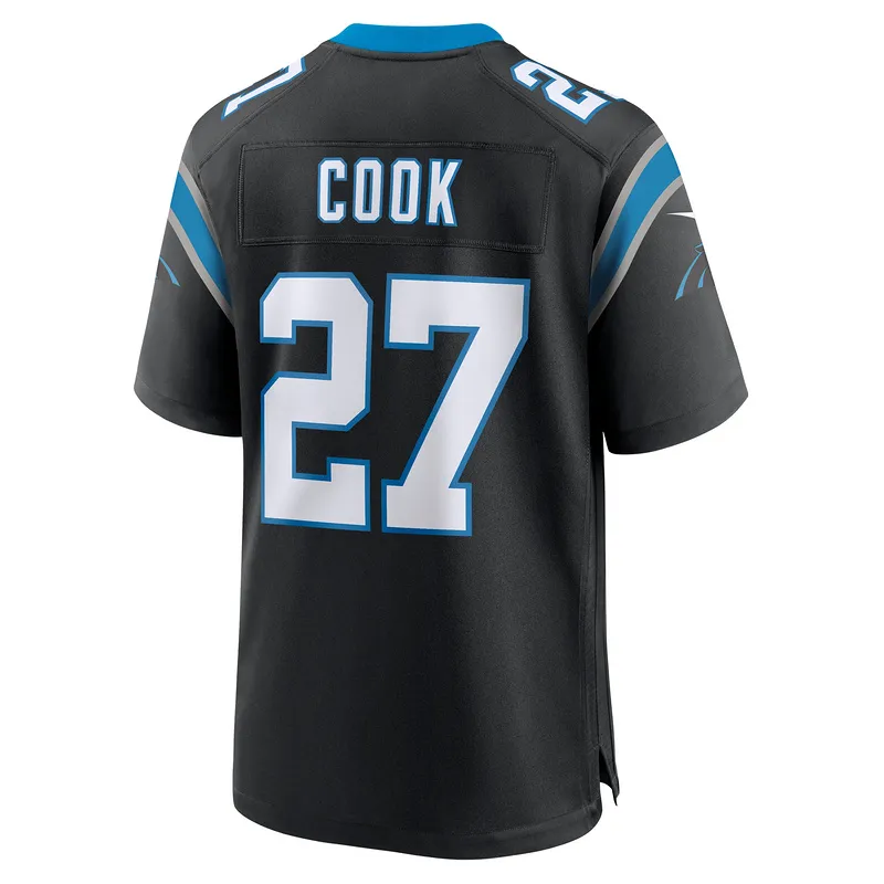 Men's Carolina Panthers Alex Cook Nike Black Game Jersey