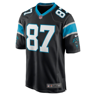 Men's Carolina Panthers Muhsin Muhammad Nike Black Retired Player Jersey 01