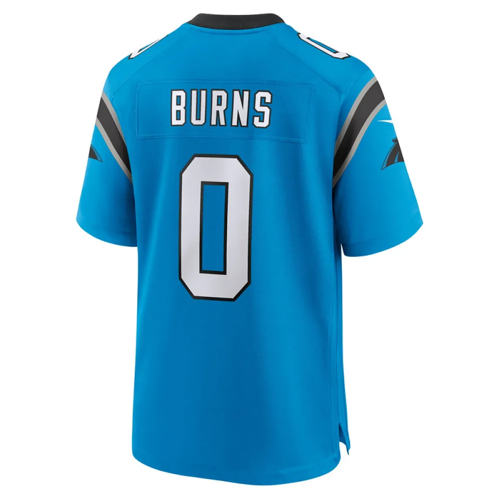 Men's Carolina Panthers Brian Burns Nike Blue Alternate Game Jersey