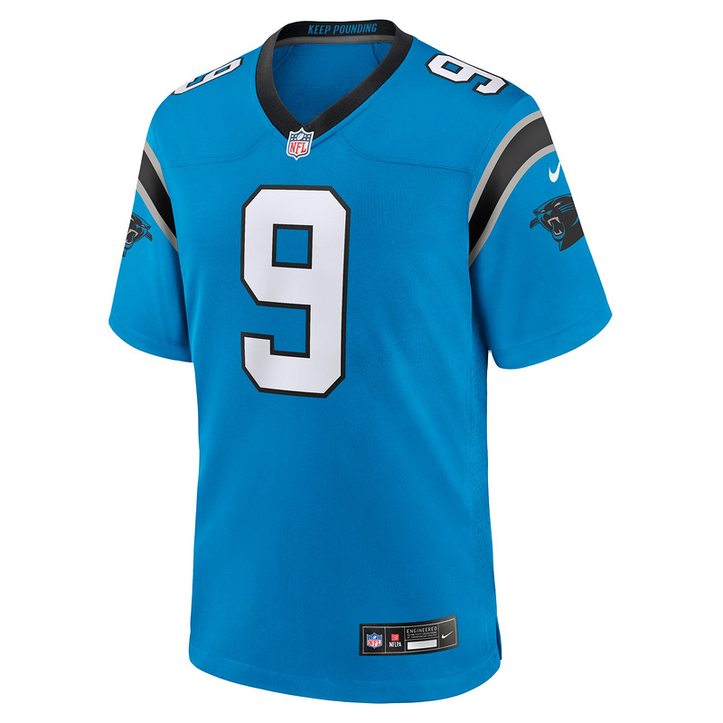 Carolina Panthers Bryce Young Nike Blue 2023 NFL Draft First Round Pick Alternate Game Jersey