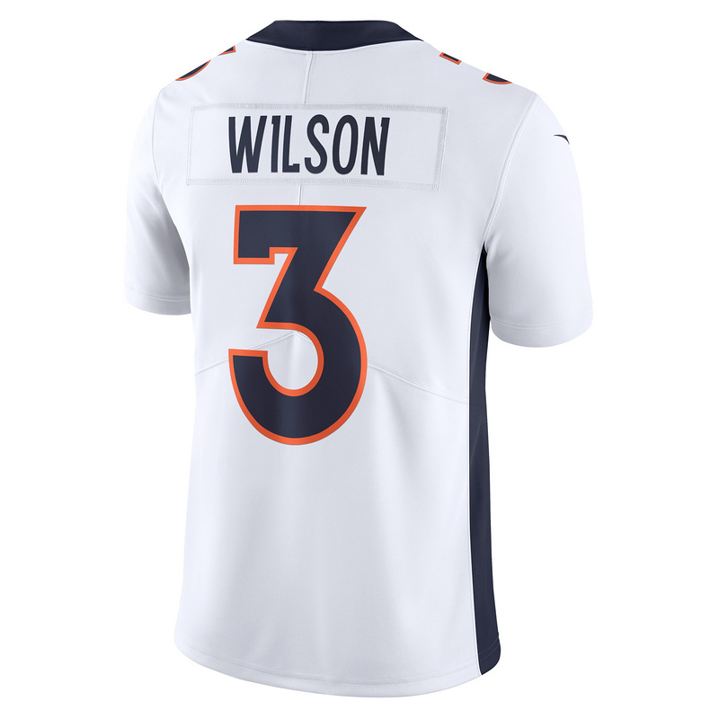 Men's Denver Broncos Russell Wilson Nike White Vapor Untouchable Limited Jersey