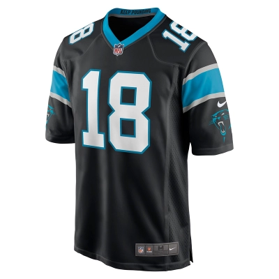 Men's Carolina Panthers Damiere Byrd Nike Black Game Player Jersey 01
