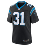 Men's Carolina Panthers Lamar Jackson Nike Black Game Jersey