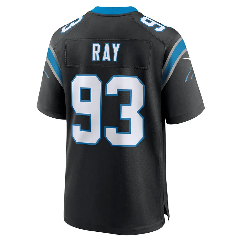 Men's Carolina Panthers LaBryan Ray Nike Black Team Game Jersey