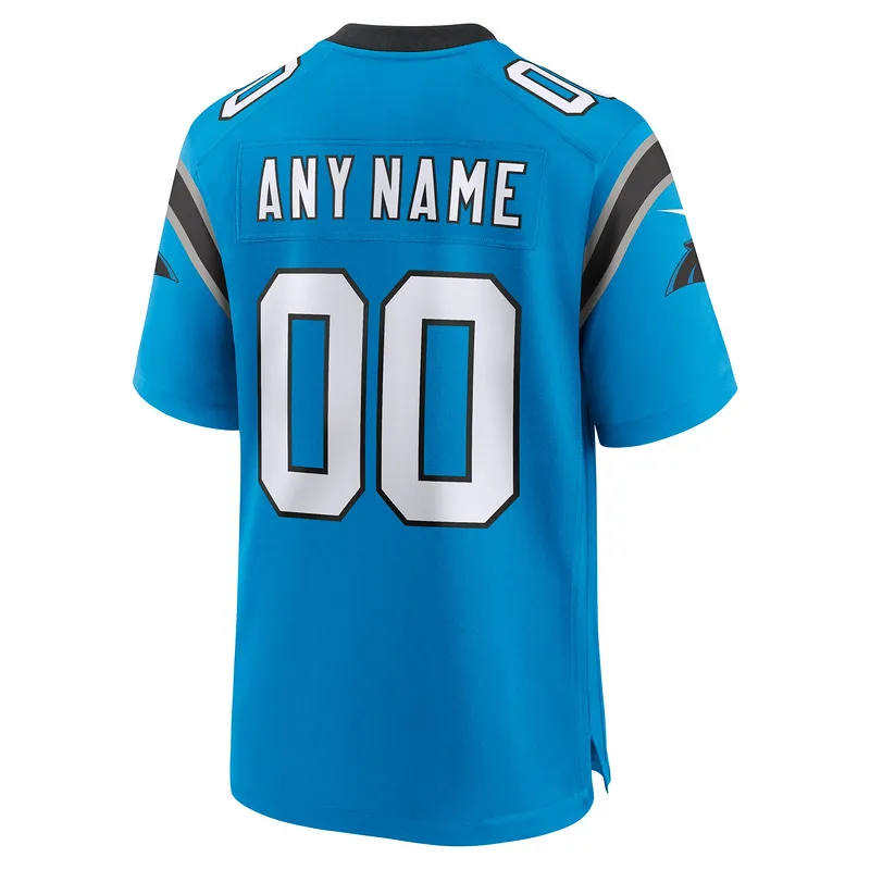 Men's Carolina Panthers Nike Blue Alternate Custom Game Jersey