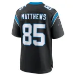 Men's Carolina Panthers Jordan Matthews Nike Black Game Jersey
