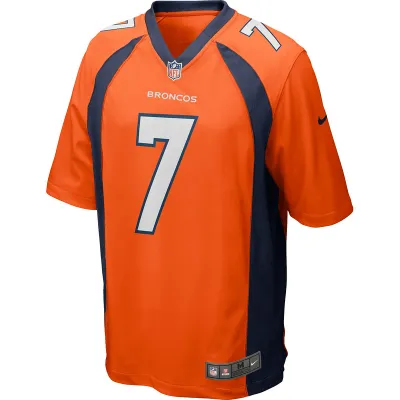Men's Denver Broncos John Elway Nike Orange Game Retired Player Jersey 01