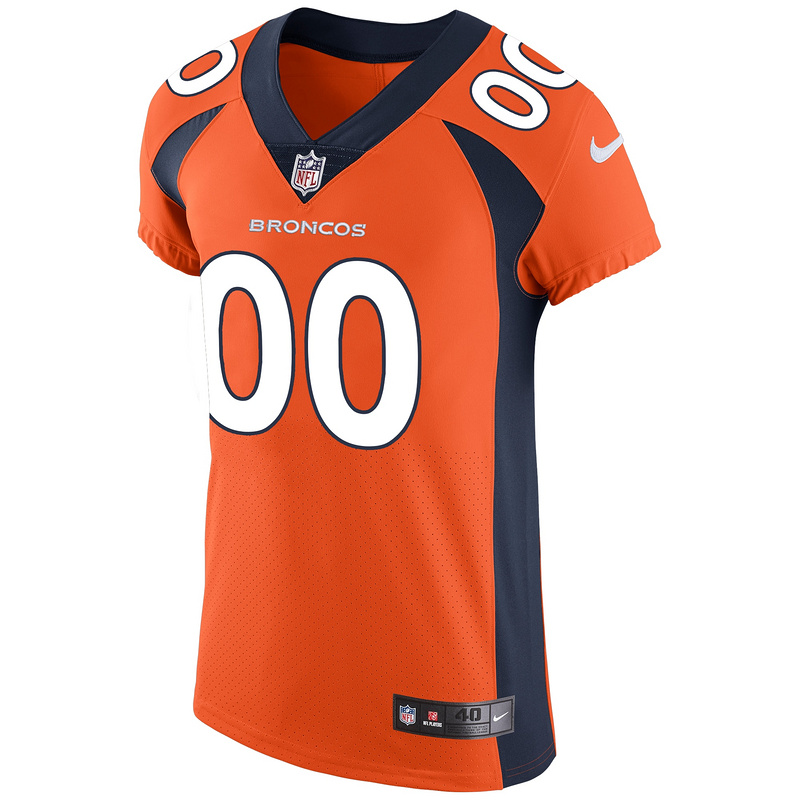 Men's Denver Broncos Nike Orange Vapor Untouchable Custom Elite Jersey