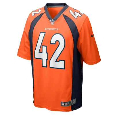 Men's Denver Broncos Nik Bonitto Nike Orange Game Player Jersey 01