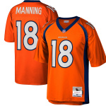 Men's Peyton Manning Mitchell & Ness Orange Big & Tall 2015 Retired Player Replica Jersey