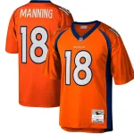 Men's Peyton Manning Mitchell & Ness Orange Big & Tall 2015 Retired Player Replica Jersey