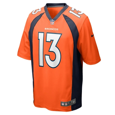 Men's Denver Broncos Phillip Dorsett II Nike Orange Team Game Jersey 01